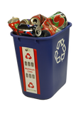 7 Gallon Deskside Recycling Container With Label - My Green Purpose