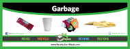 Recycling Label Sticker (12"x4.5") - My Green Purpose