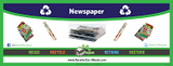 Recycling Label Sticker (12"x4.5") - My Green Purpose