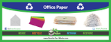 Recycling Label Sticker (12"x4.5") - My Green Purpose