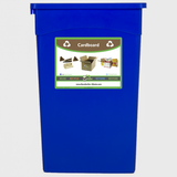 23 Gallon Slim Jim Recycling Container With Label - My Green Purpose