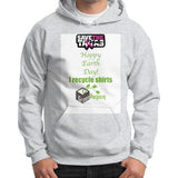 Gildan Hoodie (on man) - My Green Purpose