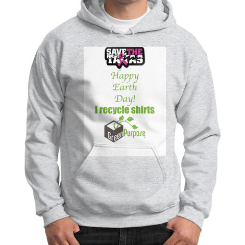 Gildan Hoodie (on man) - My Green Purpose