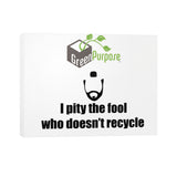 Horizontal Canvas - My Green Purpose
