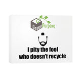Horizontal Canvas - My Green Purpose