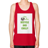 Unisex Fine Jersey Tank (on man) - My Green Purpose