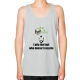 Unisex Fine Jersey Tank (on man) - My Green Purpose