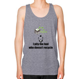 Unisex Fine Jersey Tank (on man) - My Green Purpose