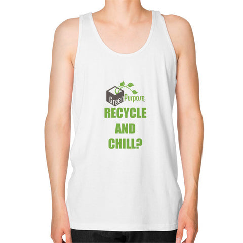 Unisex Fine Jersey Tank (on man) - My Green Purpose