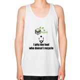 Unisex Fine Jersey Tank (on man) - My Green Purpose