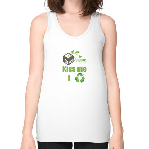Unisex Fine Jersey Tank (on woman) - My Green Purpose
