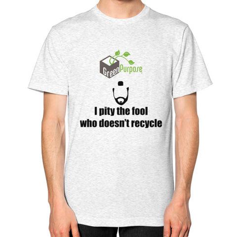 Unisex T-Shirt (on man) - My Green Purpose