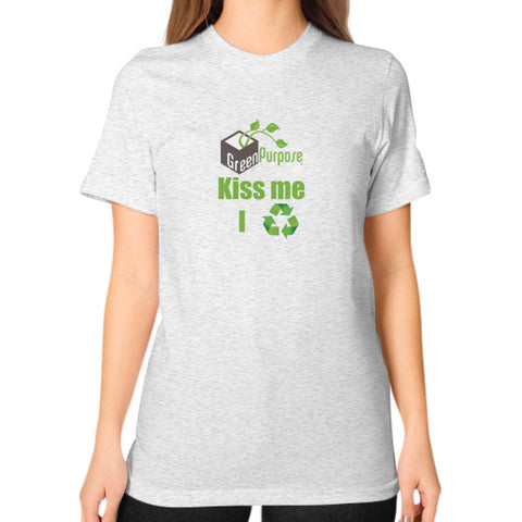 Unisex T-Shirt (on woman) - My Green Purpose