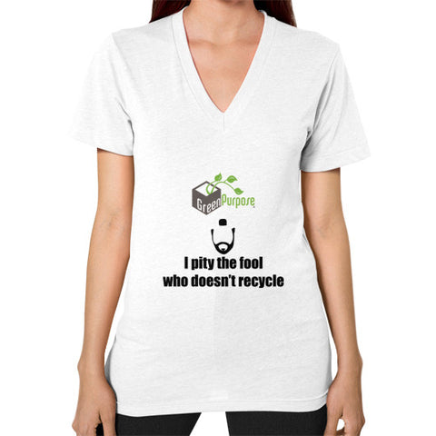 V-Neck (on woman) - My Green Purpose
