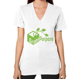 Green Purpose V-Neck: Female - My Green Purpose