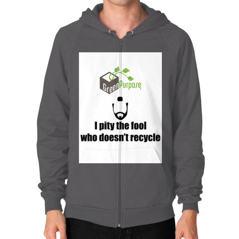 Zip Hoodie (on man) - My Green Purpose