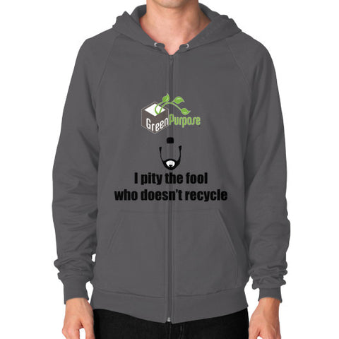 Zip Hoodie (on man) - My Green Purpose