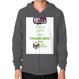 Zip Hoodie (on man) - My Green Purpose
