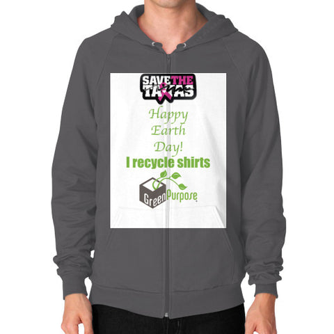 Zip Hoodie (on man) - My Green Purpose