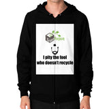 Zip Hoodie (on man) - My Green Purpose