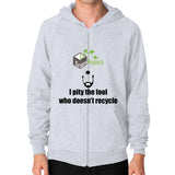 Zip Hoodie (on man) - My Green Purpose