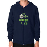 Zip Hoodie (on man) - My Green Purpose