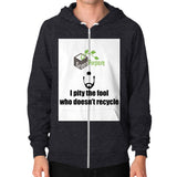 Zip Hoodie (on man) - My Green Purpose