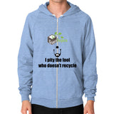 Zip Hoodie (on man) - My Green Purpose
