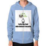 Zip Hoodie (on man) - My Green Purpose