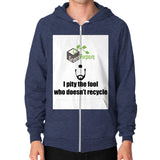 Zip Hoodie (on man) - My Green Purpose