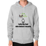 Zip Hoodie (on man) - My Green Purpose
