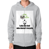 Zip Hoodie (on man) - My Green Purpose