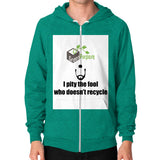 Zip Hoodie (on man) - My Green Purpose