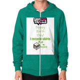 Zip Hoodie (on man) - My Green Purpose