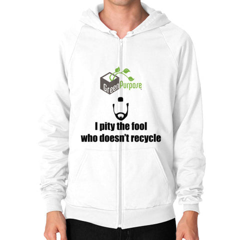 Zip Hoodie (on man) - My Green Purpose