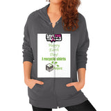 Zip Hoodie (on woman) - My Green Purpose