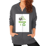 Zip Hoodie (on woman) - My Green Purpose