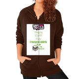 Zip Hoodie (on woman) - My Green Purpose