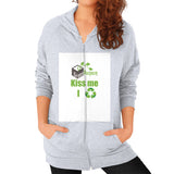 Zip Hoodie (on woman) - My Green Purpose