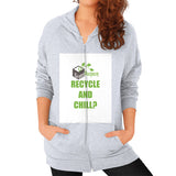 Zip Hoodie (on woman) - My Green Purpose