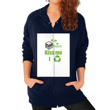 Zip Hoodie (on woman) - My Green Purpose