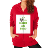 Zip Hoodie (on woman) - My Green Purpose