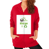 Zip Hoodie (on woman) - My Green Purpose