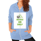 Zip Hoodie (on woman) - My Green Purpose