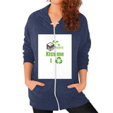 Zip Hoodie (on woman) - My Green Purpose