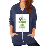 Zip Hoodie (on woman) - My Green Purpose