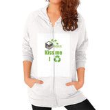 Zip Hoodie (on woman) - My Green Purpose