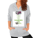 Zip Hoodie (on woman) - My Green Purpose