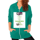 Zip Hoodie (on woman) - My Green Purpose