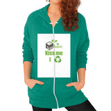 Zip Hoodie (on woman) - My Green Purpose